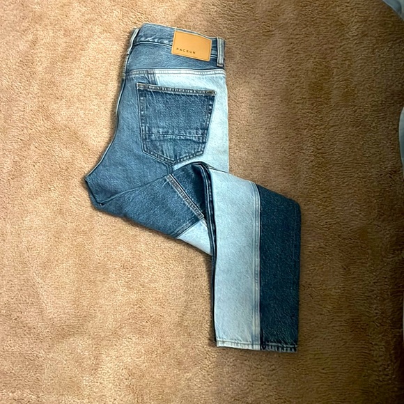 PacSun Indigo Patched Slim Jeans - Picture 5 of 5